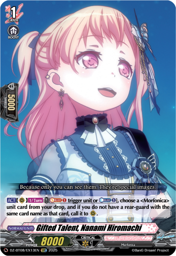 DZ-BT08/EX13EN Gifted Talent, Nanami Hiromachi EXC DZBT08
