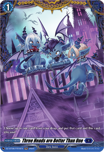 DZ-BT08/FR16EN Three Heads are Better than One FR DZBT08