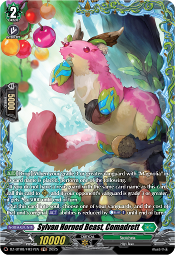 DZ-BT08/FR37EN Sylvan Horned Beast, Comadrett FR DZBT08