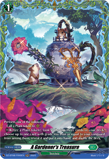 DZ-BT08/FR40EN A Gardener's Treasure FR DZBT08