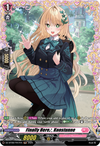 DZ-BT08/FR47EN It's Finally Here♪, Konstunne FR DZBT08