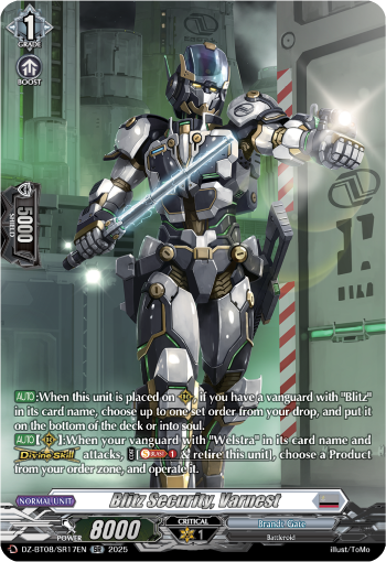 DZ-BT08/SR17EN Blitz Security, Varnest SR DZBT08