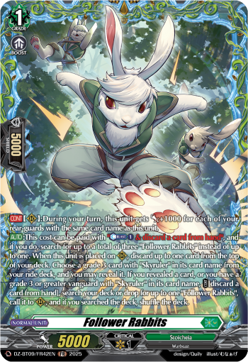 DZ-BT09/FR42EN Follower Rabbits FR DZBT09