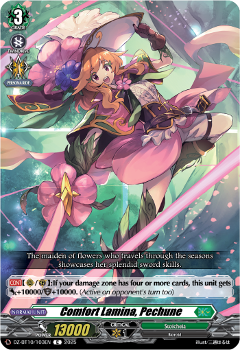 DZ-BT10/103EN Comfort Lamina, Pechune C DZBT10