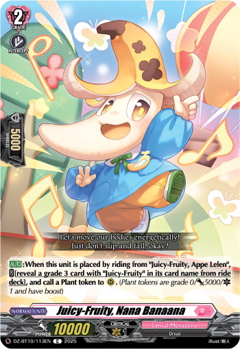 DZ-BT10/113EN Juicy-Fruity, Nana Banaana C DZBT10