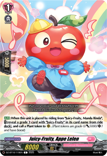 DZ-BT10/119EN Juicy-Fruity, Appe Lelen C DZBT10