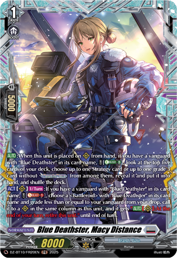 DZ-BT10/FR20EN Blue Deathster, Macy Distance FR DZBT10