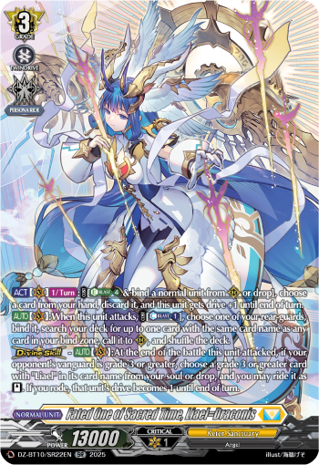 DZ-BT10/SR22EN Fated One of Sacred Time, Liael=Draconis SR DZBT10