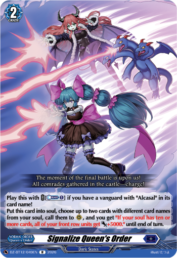 DZ-BT12/049EN Signalize Queen's Order R DZBT12