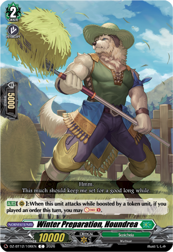 DZ-BT12/106EN Winter Preparation, Houndrea C DZBT12