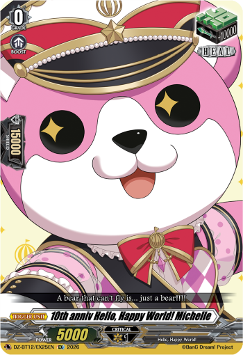DZ-BT12/EX25EN 10th anniv Hello, Happy World! Michelle EX DZBT12
