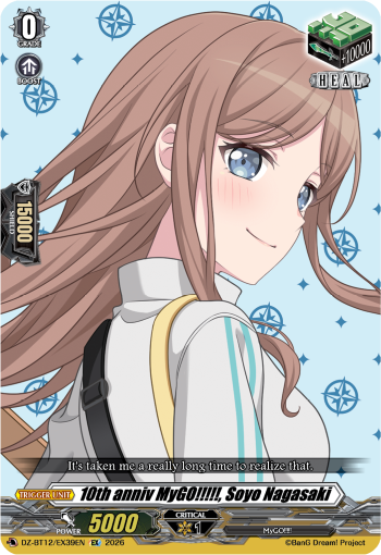 DZ-BT12/EX39EN 10th anniv MyGO!!!!!, Soyo Nagasaki EX DZBT12