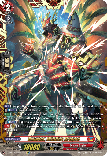 DZ-BT12/FFR04EN Brawler, Wildfist Dragon FFR DZBT12