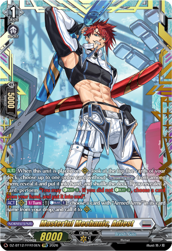 DZ-BT12/FFR10EN Masterful Mechanic, Adiest FFR DZBT12