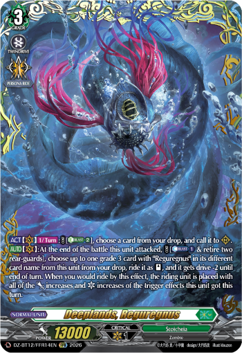 DZ-BT12/FFR14EN Deeplands, Reguregnus FFR DZBT12