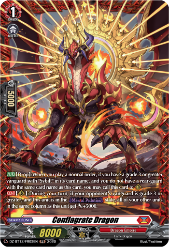 DZ-BT12/FR03EN Conflagrate Dragon FR DZBT12