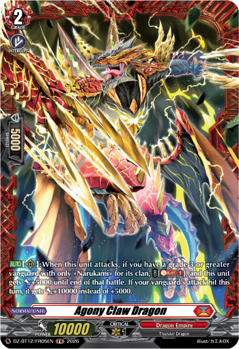 DZ-BT12/FR05EN Agony Claw Dragon FR DZBT12
