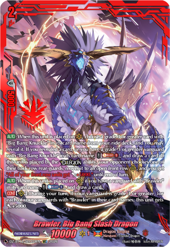 DZ-BT12/SEC03EN Brawler, Big Bang Slash Dragon SEC DZBT12