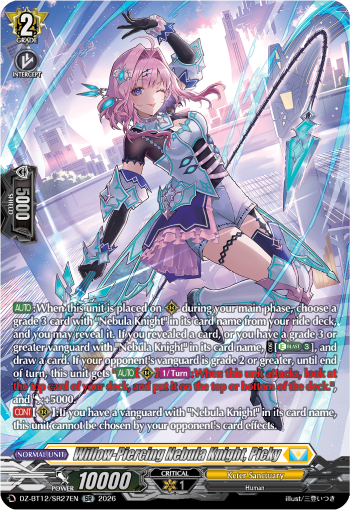 DZ-BT12/SR27EN Willow-Piercing Nebula Knight, Picky SR DZBT12