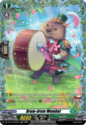 DZ-BT13/FR43EN Drum-drum Wombat FR DZBT13