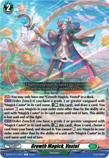 DZ-BT14/115EN Growth Magick, Voxtol C DZBT14