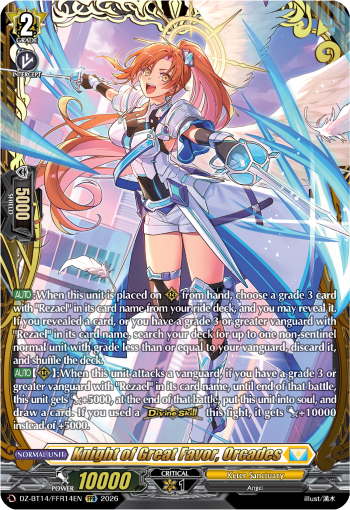 DZ-BT14/FFR14EN Knight of Great Favor, Orcades FFR DZBT14