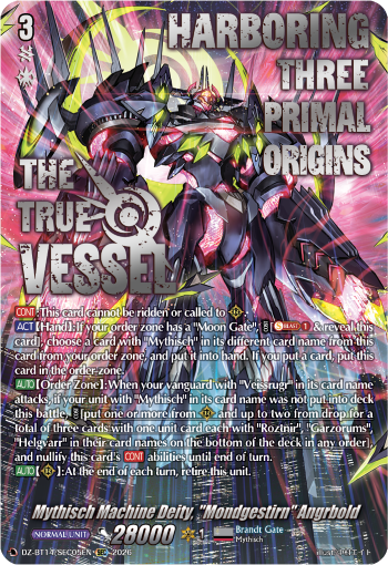 DZ-BT14/SEC05EN Mythisch Machine Deity, "Mondgestirn" Angrbold SEC DZBT14