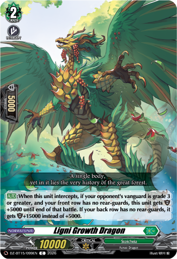 DZ-BT15/099EN Ligni Growth Dragon C DZBT15