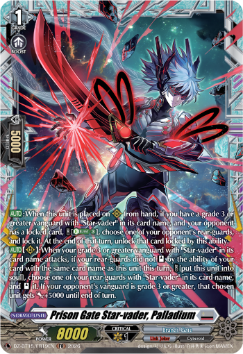 DZ-BT15/FR19EN Prison Gate Star-vader, Palladium FR DZBT15