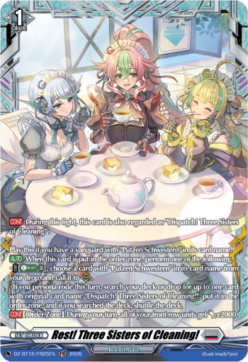 DZ-BT15/FR25EN Rest! Three Sisters of Cleaning! FR DZBT15