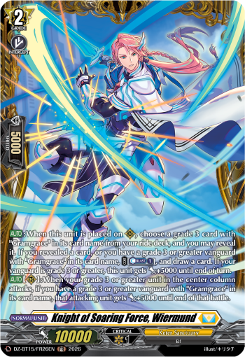 DZ-BT15/FR26EN Knight of Soaring Force, Wiermund FR DZBT15