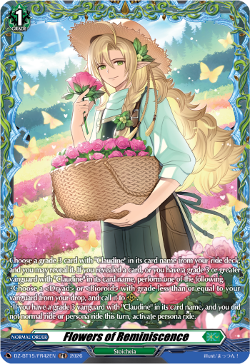 DZ-BT15/FR42EN Flowers of Reminiscence FR DZBT15