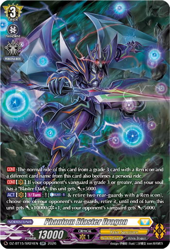 DZ-BT15/SR24EN Phantom Blaster Dragon SR DZBT15