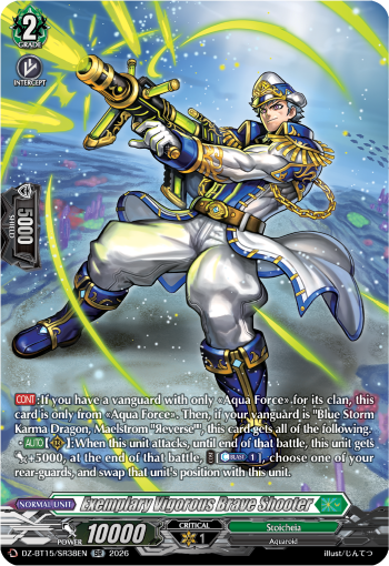 DZ-BT15/SR38EN Exemplary Vigorous Brave Shooter SR DZBT15