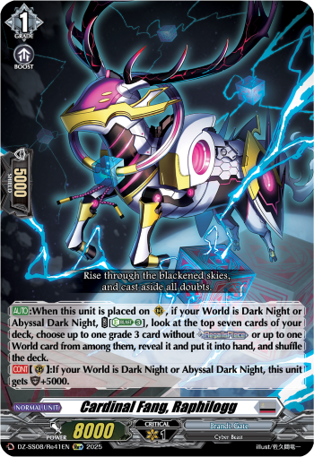 DZ-SS11/Re41EN Cardinal Fang, Raphilogg DZSS11