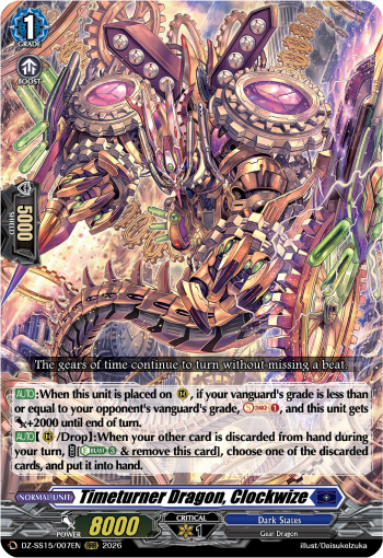 DZ-SS15/007EN Timeturner Dragon, Clockwize RRR DZSS15