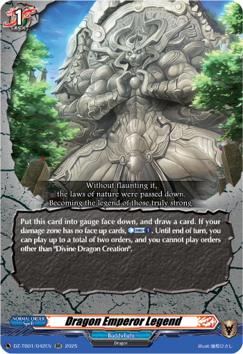 DZ-TB01/042EN Dragon Emperor Legend RR DZTB01