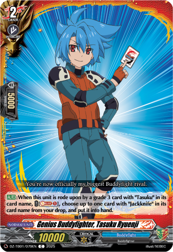 DZ-TB01/079EN Genius Buddyfighter, Tasuku Ryuenji C DZTB01