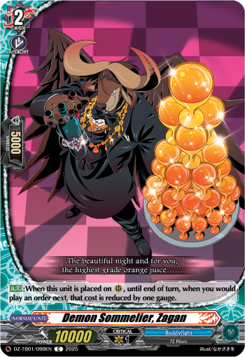 DZ-TB01/099EN Demon Sommelier, Zagan C DZTB01