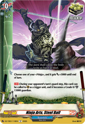 DZ-TB01/118EN Ninja Arts, Steel Ball C DZTB01