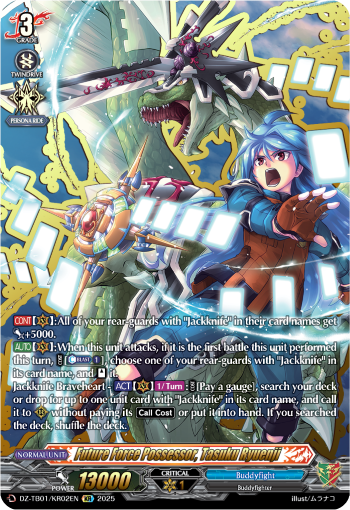 DZ-TB01/KR02EN Future Force Possessor, Tasuku Ryuenji KR DZTB01