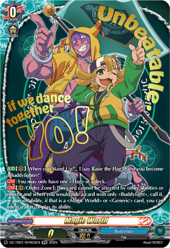 DZ-TB01/SFR03EN Magic World SFR DZTB01