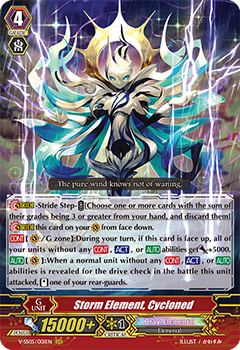 V-SS05/001EN Storm Element, Cycloned GR