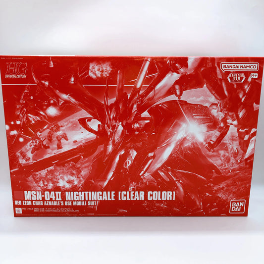 HG 1/144 MSN-04II NIGHTINGALE [CLEAR COLOR] gunpla