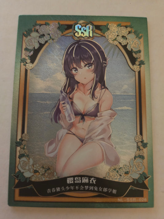 NL-SSR-026 Mai Sakurajima Rascal Does Not Dream of Bunny Girl Senpai SSR