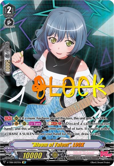 V-TB01/SP27EN "Bloom of Talent", LOCK SP Vseries