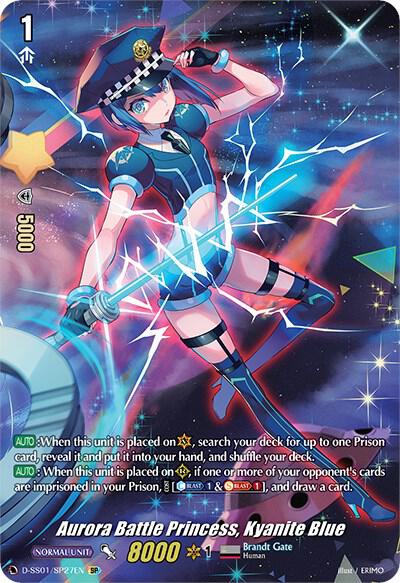 D-SS01/SP27EN Aurora Battle Princess, Kyanite Blue SP