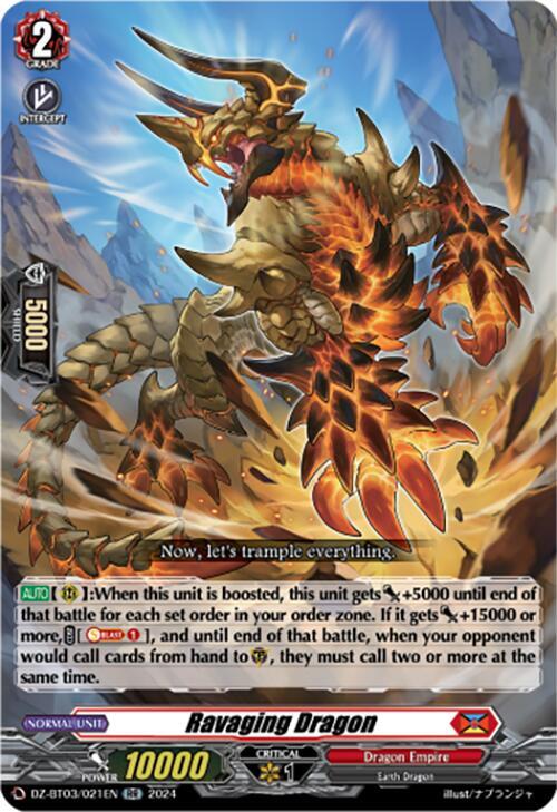 DZ-BT03/021EN Ravaging Dragon RR