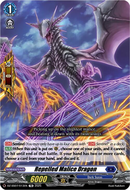 DZ-SS07/013EN Repelled Malice Dragon TD Yuubies