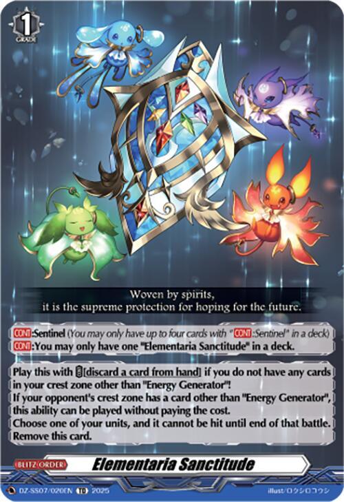 DZ-SS07/020EN Elementaria Sanctitude TD Dseries